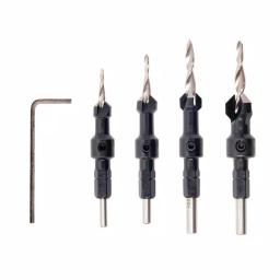 Wolfcraft 4-Piece High Speed Steel Wood Countersink and Screw Setter Set thumbnail 1