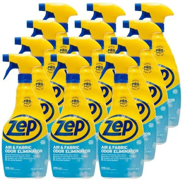 ZEP Air and Fabric Odor Eliminator, 32 oz. (Case of 12), Fresh Breeze Scent
