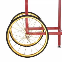 Great Northern Popcorn Red Replacement Machine Cart & Stand with Side Shelf thumbnail 4