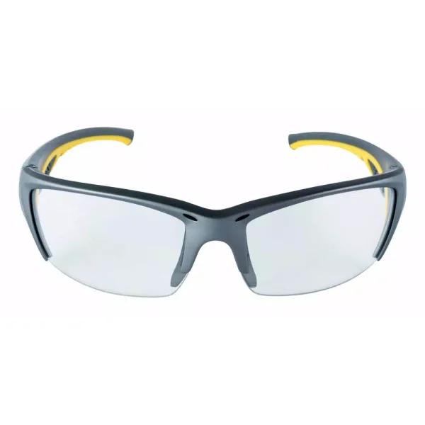 3M Performance Eyewear Safety Glasses, Gray/Yellow Frame, Clear Anti-Fog & Scratch Resistant Lenses (4-Pack)