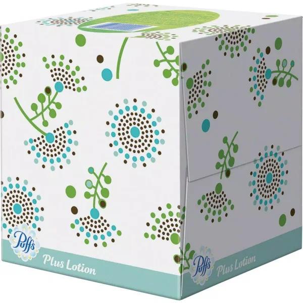 Puffs Lotion Facial Tissue, 2-Ply Soft & Durable, 56-Count Box