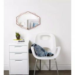 Umbra Prisma Modern Copper Wall Mirror, Metal and Glass Accent Mirror thumbnail 6