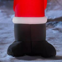 Disney Nightmare Before Christmas 4 ft. Jack Skellington as Santa Inflatable Holiday Decoration thumbnail 5
