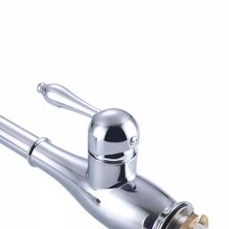 Vanity Art 7.6 in. Single-Handle Pull-Down Sprayer Kitchen Faucet in Polished Chrome thumbnail 5