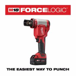 Milwaukee M18 Force Logic 10T Knockout Tool Kit with M18 FUEL Hammer Drill & 5.0 Ah Battery thumbnail 6
