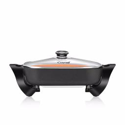 Boyel Living 1400W Electric Skillet with Copper Titanium Nonstick Coating, 12-inch Square Aluminum Body thumbnail 2