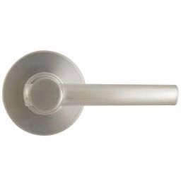 Defiant Highland Satin Nickel Passage Door Lever with Round Rose thumbnail 8