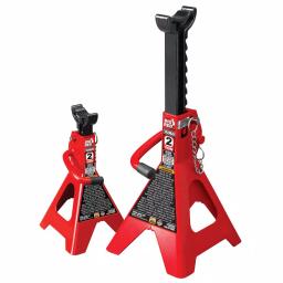 Big Red 2-Ton Double-Lock Steel Jack Stands, 4000 lb. Capacity (2-Pack) thumbnail 2