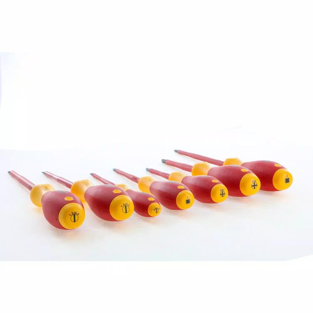 Wiha 7-Piece Insulated SoftFinish Screwdriver Set, 1000V Rated