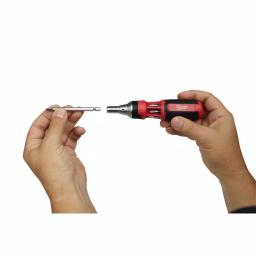 Milwaukee 9-in-1 ECX Drive Ratcheting Multi-Bit Screwdriver Set thumbnail 6