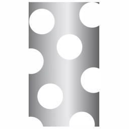 Sugar Plum Party SugarPlum Sterling Paper Guest Towels, White/Silver, 32 Count thumbnail 1