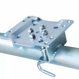 Max Load 2000 lb. Capacity Side Wind Trailer Jack with Dual Wheels and Horizontal Mounts thumbnail 5