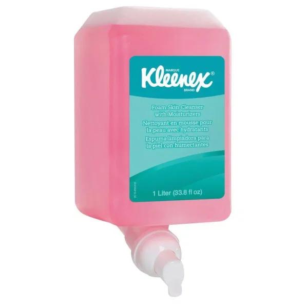 Kleenex Kimberly-Clark Professional Foam Skin Cleanser with Moisturizers, 1000 ml (Case of 6)