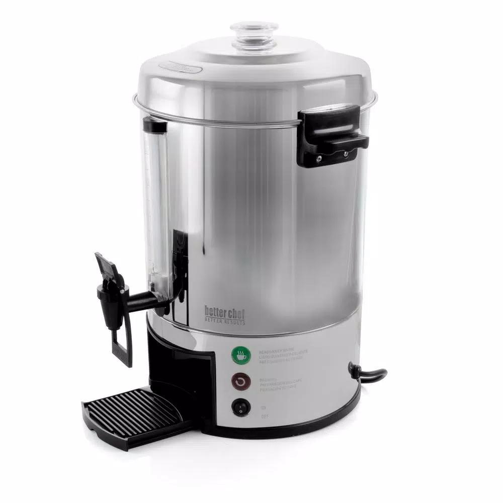 Better Chef 100-Cup Stainless Steel Electric Coffee Urn Server, 1600W