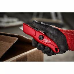 Milwaukee Self-Retracting Utility Knife with Tool-Free Blade Change and On-Board Storage thumbnail 5