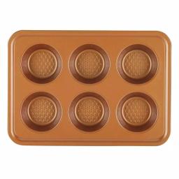 Ayesha Curry 4-Piece Toaster Oven Bakeware Set, Copper Nonstick Steel thumbnail 3