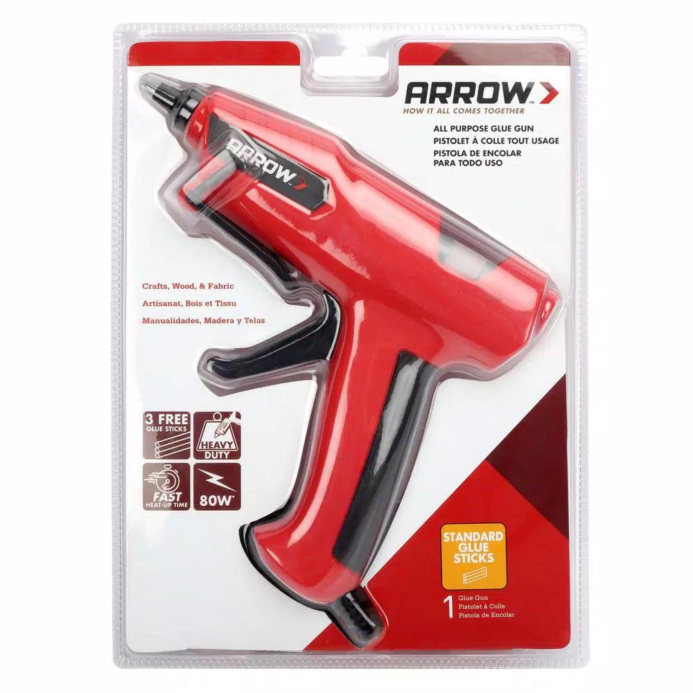 Arrow GT80 Professional Heavy-Duty Glue Gun, 80W High-Power