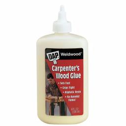 DAP Weldwood Carpenter's Wood Glue, Professional Grade Aliphatic Resin, 8 oz. thumbnail 1