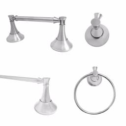 Arista Arlington 4-Piece Bath Hardware Set, Satin Nickel thumbnail 2