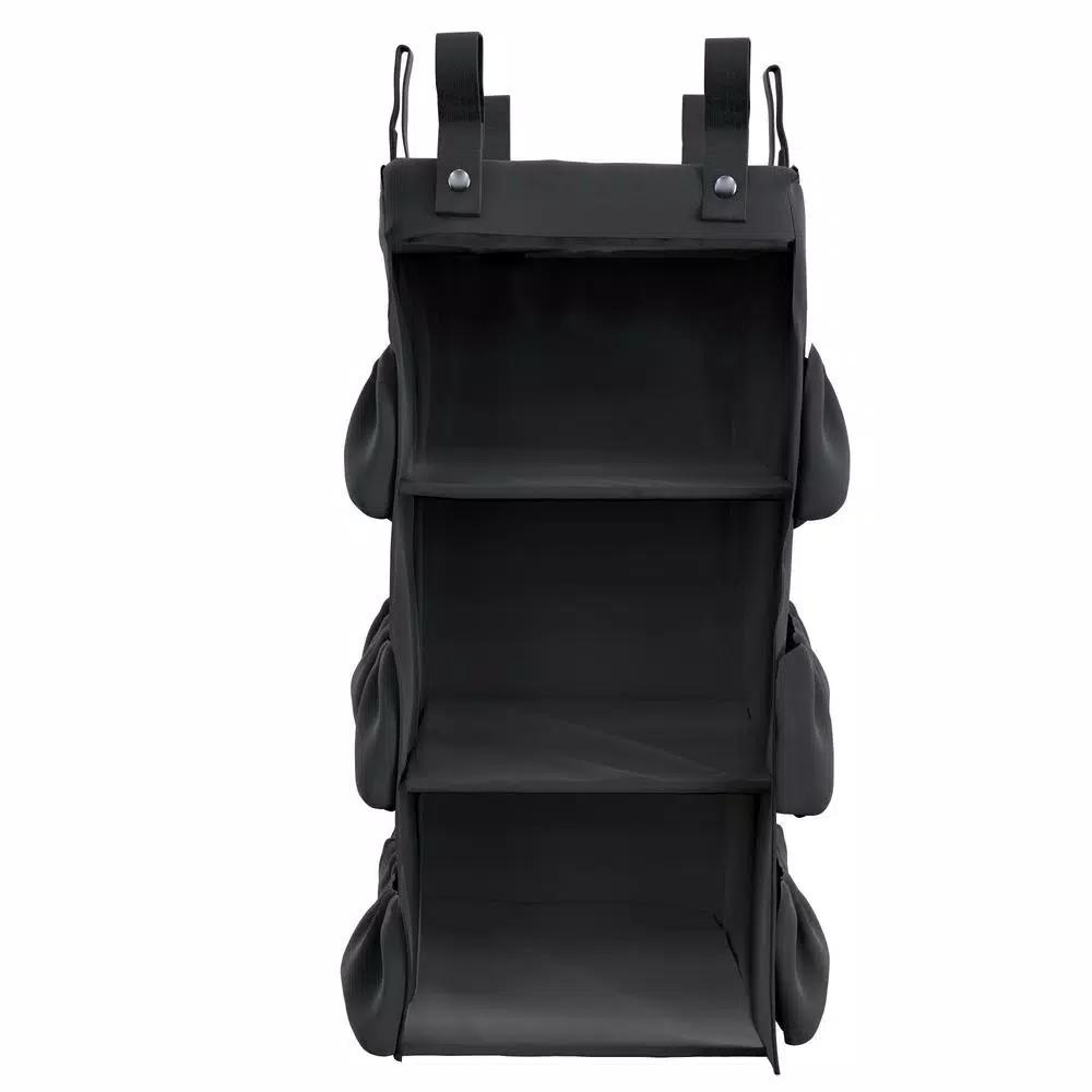 Suncast Commercial 3-Sided Housekeeping Cart Organizer Bag with Shelves