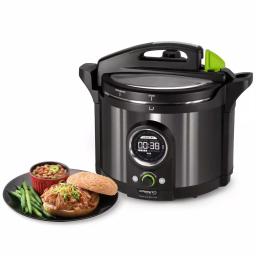 Presto 10 Qt. Black Stainless Steel Electric Pressure Cooker with 19 Programmed Settings thumbnail 3