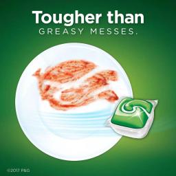 Cascade ActionPacs Dishwasher Detergent with Dawn, Fresh Scent (60-Count) thumbnail 5
