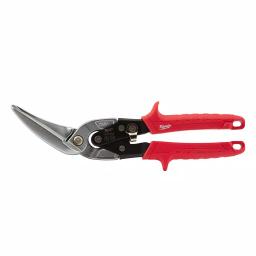 Milwaukee 11 in. Left-Cut Offset Aviation Snips with Forged Serrated Blades thumbnail 1