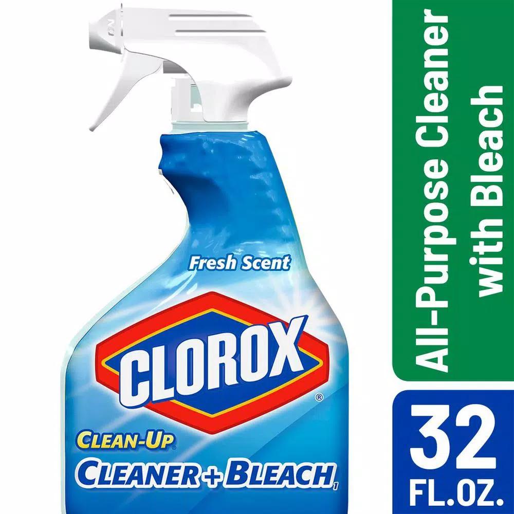 Clorox Clean-Up All-Purpose Bleach Spray Cleaner, Fresh Scent, 32 oz. (2-Pack)