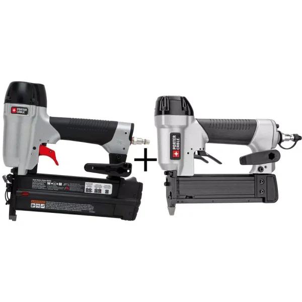 Porter-Cable BN200C 18-Gauge Pneumatic Brad Nailer Kit with Bonus 23-Gauge Pin Nailer