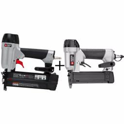 Porter-Cable BN200C 18-Gauge Pneumatic Brad Nailer Kit with Bonus 23-Gauge Pin Nailer thumbnail 1