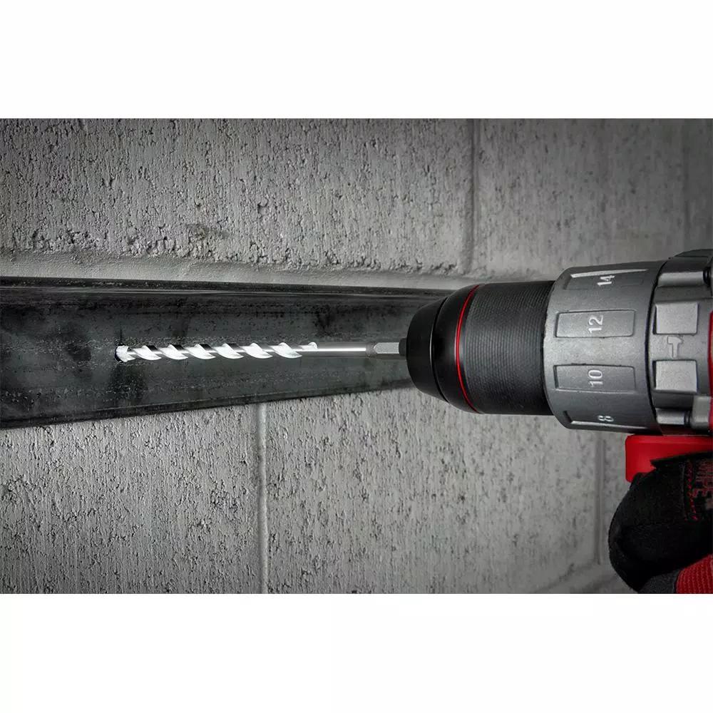 Milwaukee SHOCKWAVE 5/16 in. Carbide Multi-Material Drill Bit, 6 in. Length, 1/4 in. Hex Shank