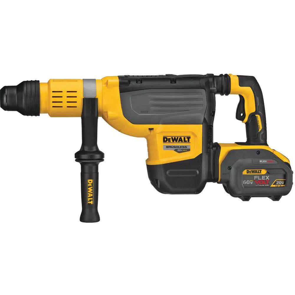 DEWALT 60V MAX FLEXVOLT Cordless Brushless 2 in. SDS MAX Combination Rotary Hammer Kit with (2) 12.0Ah Batteries