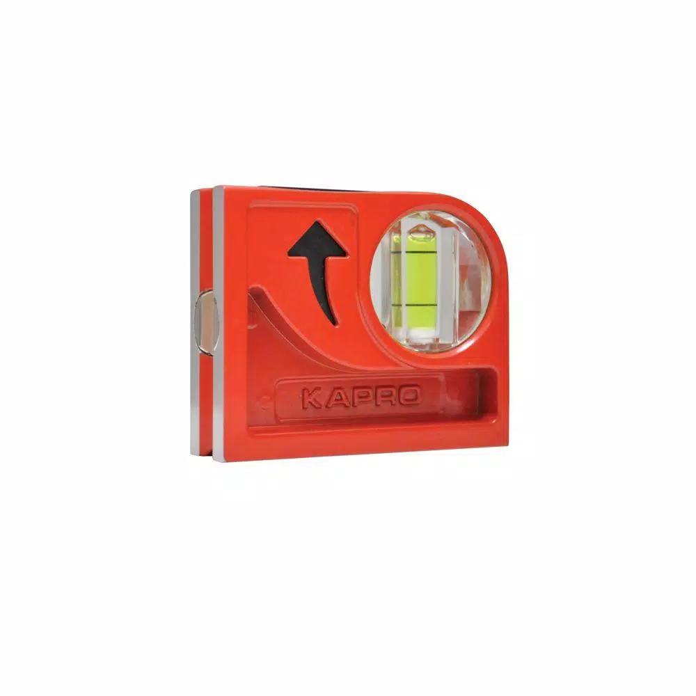 Kapro 4 in. Cyclops Magnetic Cast Aluminum Pocket Level with Patented Plumb Site Vial