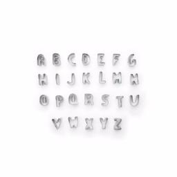 Fox Run 26-Piece Alphabet Cookie Cutter Set - Stainless Steel Letter Cutters thumbnail 1