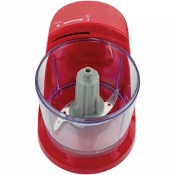 Brentwood Appliances MC-109R 1.5 Cup Mini Food Chopper and Slicer, Red thumbnail 3