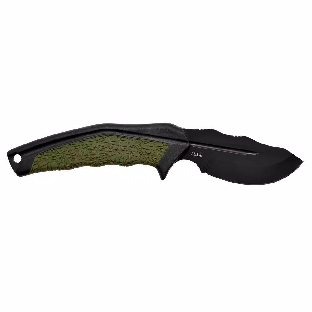 Camillus HT-5 3.25 in. Carbonitride Titanium Drop Point Fixed Blade Knife with Sheath