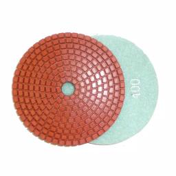 Unbranded JHX 4 in. Wet Diamond Polishing Pad Set for Granite and Concrete with Semi-Rigid Back Holder (7-Piece) thumbnail 7