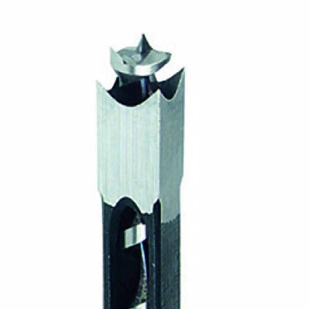 Fisch 2-Piece Mortise Chisel and Bit Set, 1/2 in. x 5/8 in. x 5-1/2 in. Oal