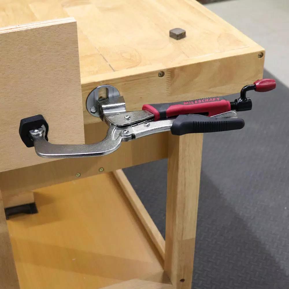 Milescraft 6 in. Bench Clamp and Attachment Set with ClampAnchor Set