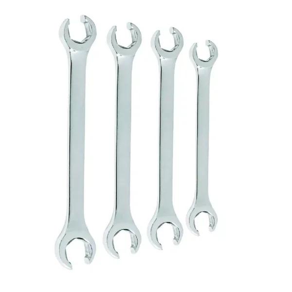 Proto 10 mm to 21 mm Flare Nut Wrench Set, 4-Piece Metric Hand Tool Set