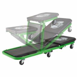 Pro-Lift Z-Creeper 2-in-1 Mechanic Creeper and Seat, 36 in., 300 lb. Capacity, Black/Green thumbnail 2