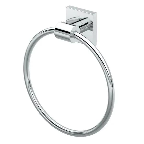 Gatco District II Chrome Towel Ring