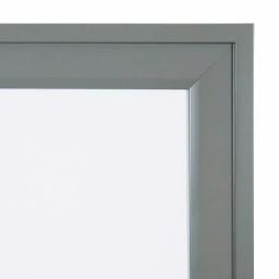 DesignOvation Bosc Gray Framed Magnetic Dry Erase Memo Board with Magnets and Marker thumbnail 3