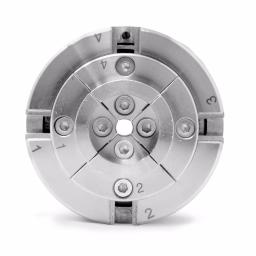 WEN 3.75 in. 4-Jaw Self-Centering Keyed Scroll Chuck with 1 in. x 8TPI Thread thumbnail 6
