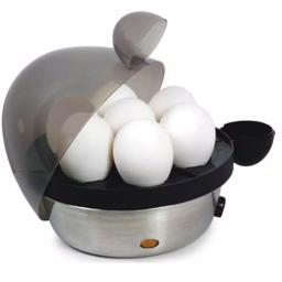 Better Chef 7-Egg Stainless Steel Egg Cooker, Silver/Black thumbnail 5