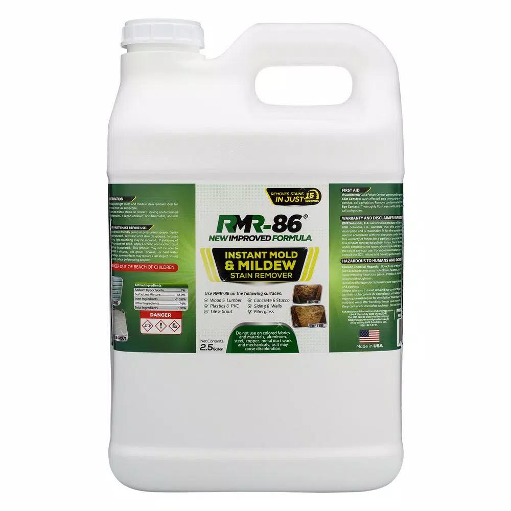 RMR BRANDS Instant Mold & Mildew Stain Remover, 2.5 Gallon Liquid Formula