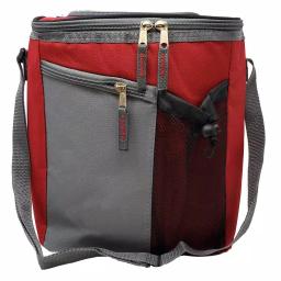 LavoHome 18-Can Insulated Cooler Bag with Adjustable Shoulder Straps and Zipper Front Pocket thumbnail 4