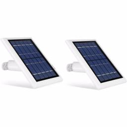 Wasserstein Solar Panel for Arlo Ultra/Ultra 2 & Pro 3/Pro 4, 13 ft. Magnetic Cable (2-Pack, White) thumbnail 1