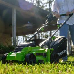Earthwise 14 in. 11 Amp Corded Electric Walk Behind Push Lawn Mower thumbnail 3