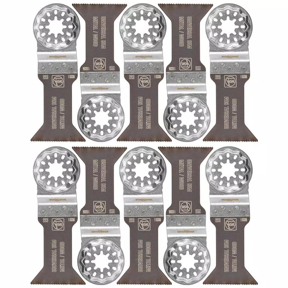 FEIN Starlock Universal E-Cut Hybrid Saw Blades, 1-3/4 in., 10-Pack